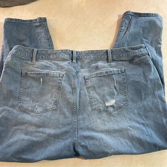 Torrid Boyfriend Straight denim jeans size 28 S 28S vintage stretch women’s - Picture 2 of 6